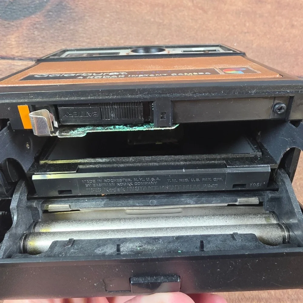 Kodak Instant Camera Lot of 3 OS Brown Fair Untested For Parts Colorburst EK100